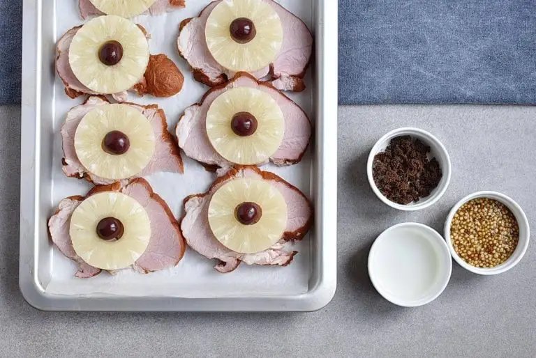 Step 3 - Pineapple Glazed Ham Slices