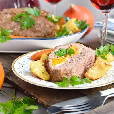 Pumpkin & Cheese Stuffed Meatloaf Recipes– Homemade Pumpkin & Cheese Stuffed Meatloaf–Easy V Pumpkin & Cheese Stuffed Meatloaf