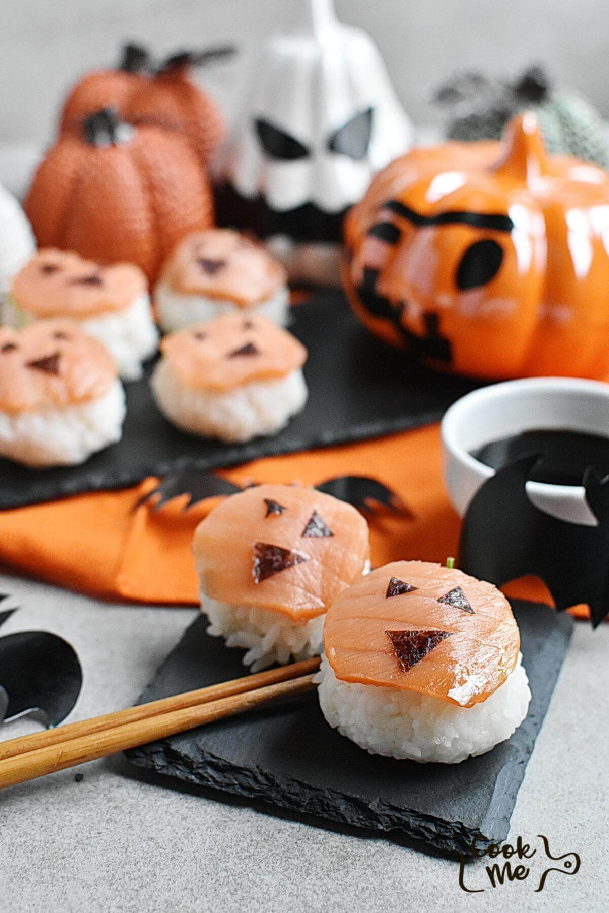 Pumpkin Sushi Rice Balls Recipe Cook.me Recipes