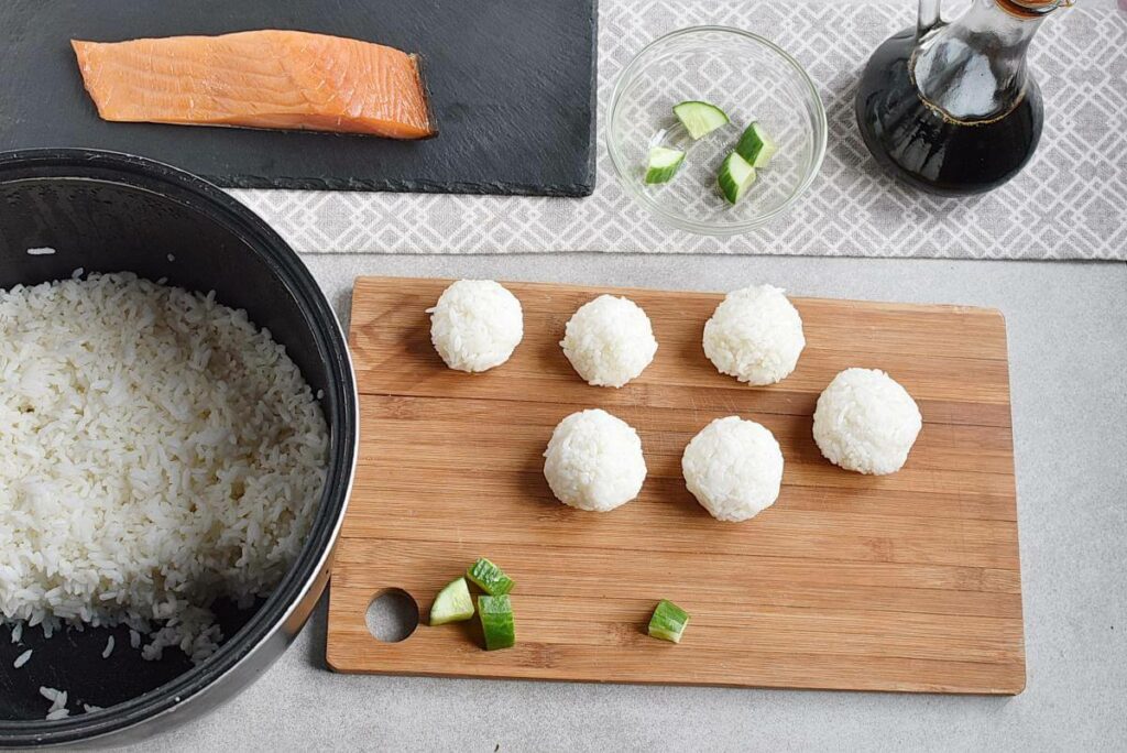 Pumpkin Sushi Rice Balls recipe - step 2