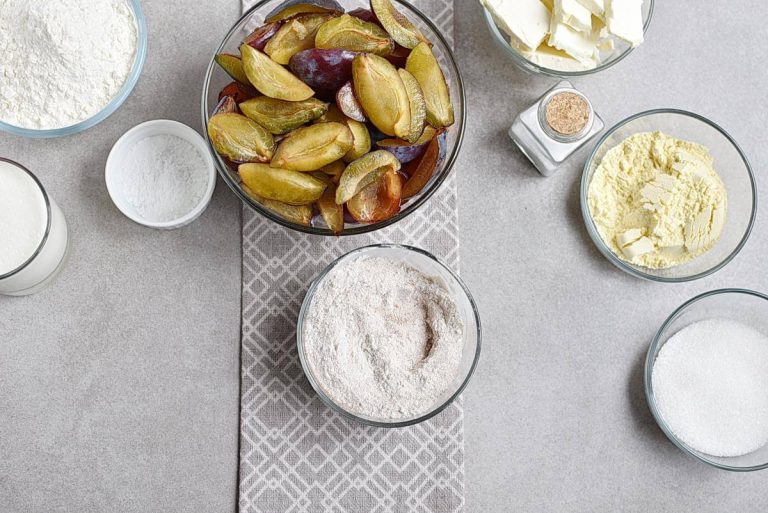 Step 2 - Rustic Plum Biscuit Pie