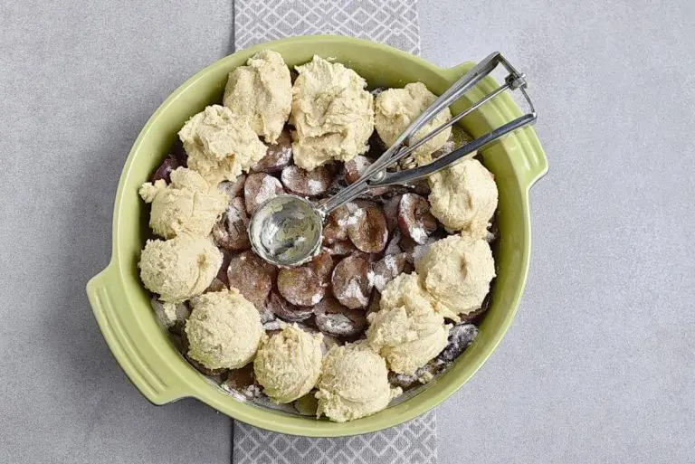 Step 7 - Rustic Plum Biscuit Pie
