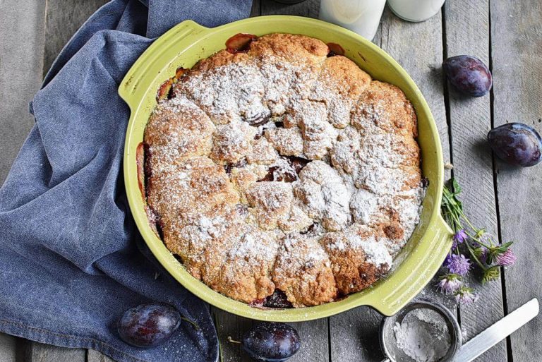 Step 9 - Rustic Plum Biscuit Pie