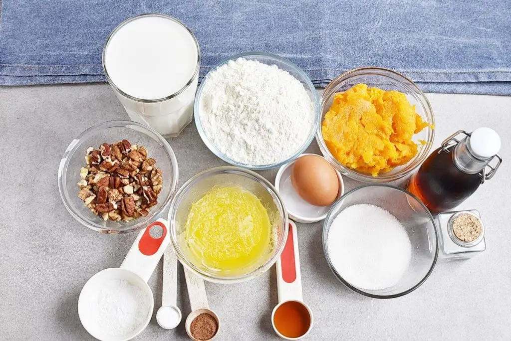 Ingredients for Sheet Pan Pumpkin Pancakes