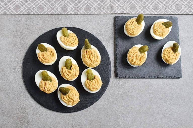 Step 5 - Smokey Pumpkin Deviled Eggs