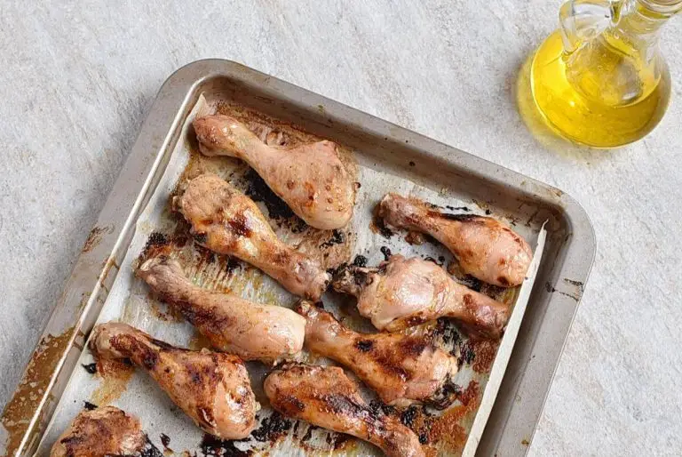 Step 6 - Apricot-Glazed Drumsticks with Broccoli