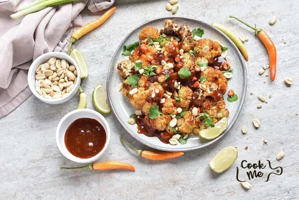 Asian BBQ Roasted Cauliflower
