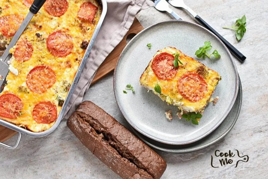 Keto Broccoli and Cheese Brunch Casserole