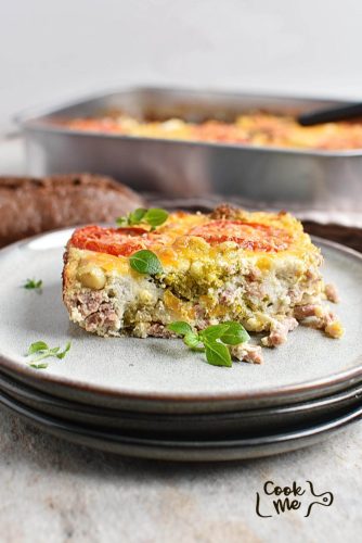 Keto Broccoli and Cheese Brunch Casserole