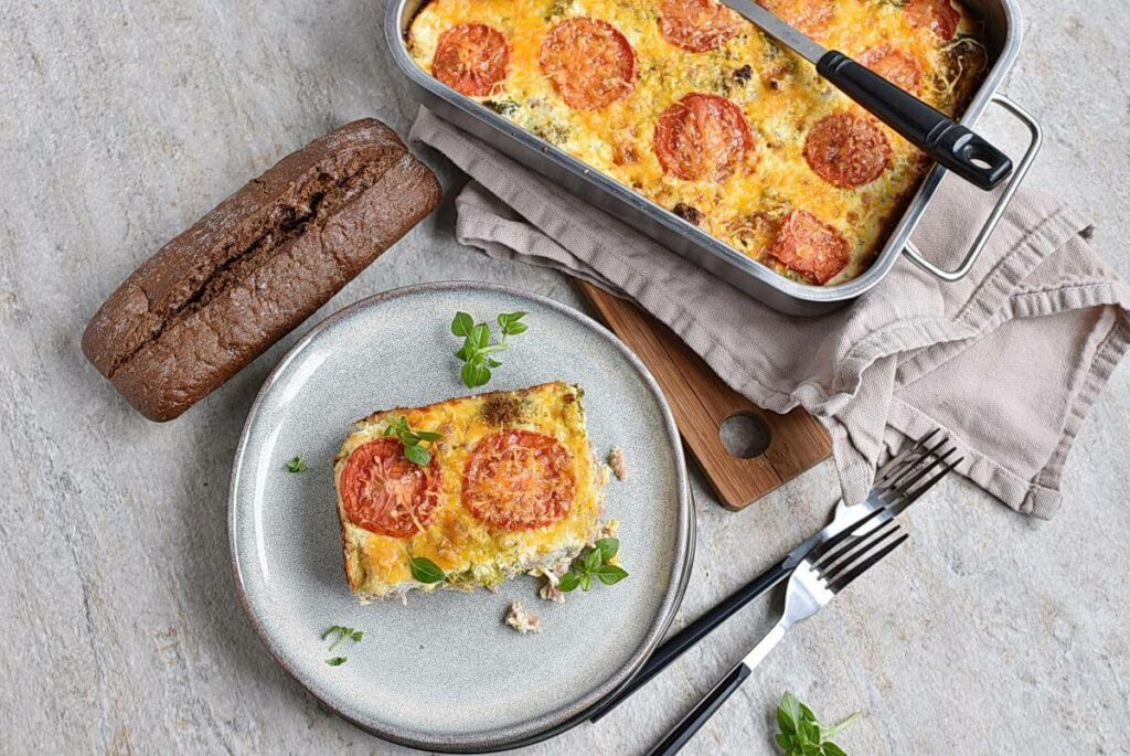 How to serve Keto Broccoli and Cheese Brunch Casserole