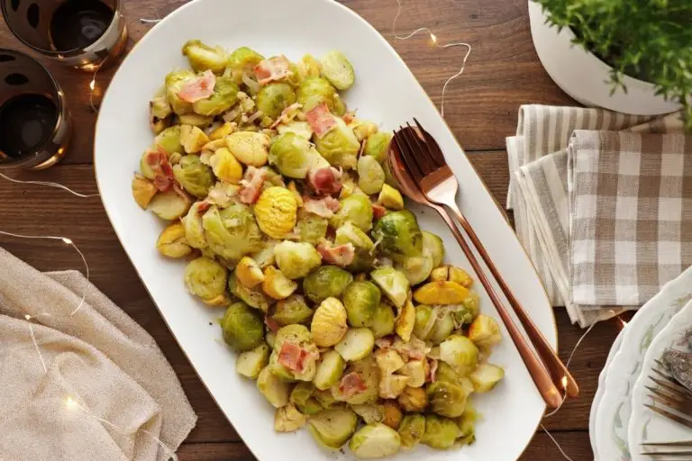 Step 8 - Brussels Sprouts with Chestnuts