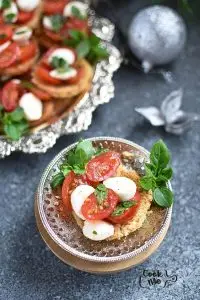 Caprese Bread Tartlets