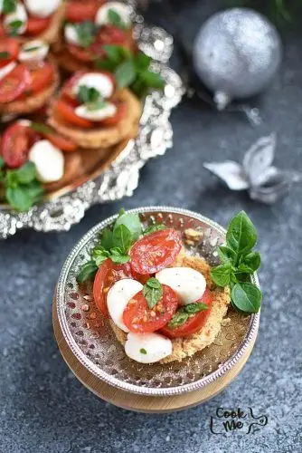 Caprese Bread Tartlets
