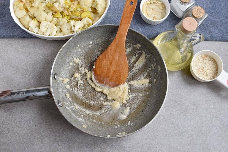 Step 5 - Cauliflower, Leek and Blue Cheese Gratin