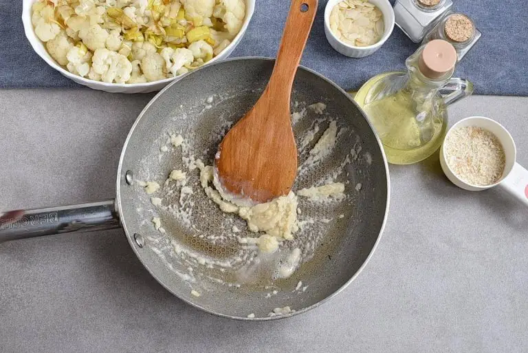 Step 5 - Cauliflower, Leek and Blue Cheese Gratin