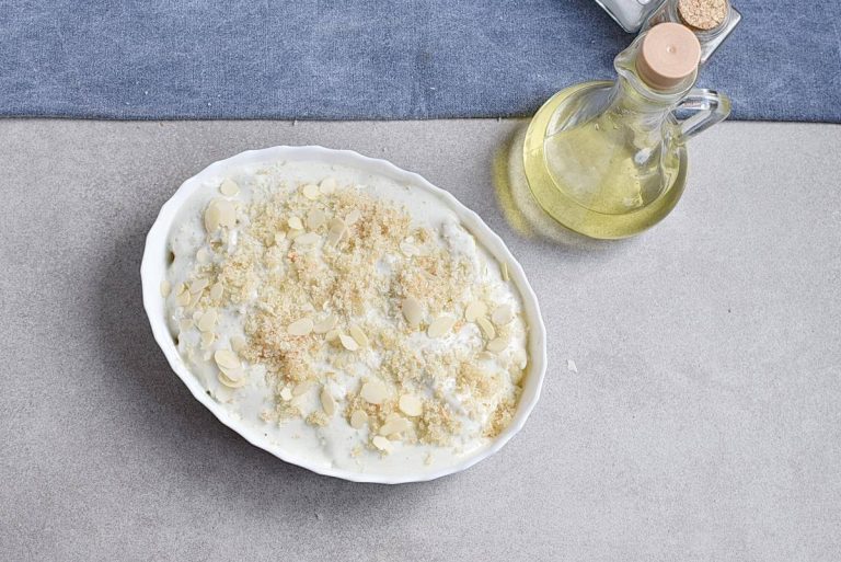 Step 7 - Cauliflower, Leek and Blue Cheese Gratin