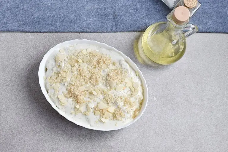 Step 7 - Cauliflower, Leek and Blue Cheese Gratin