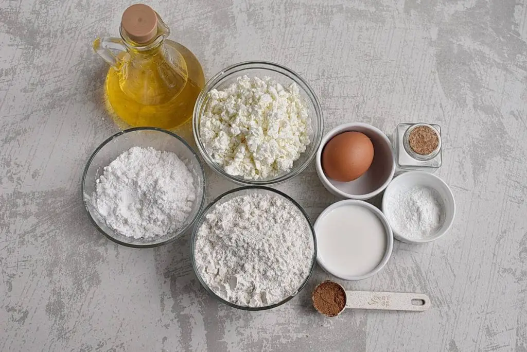 Ingredients for Cheese Fritters