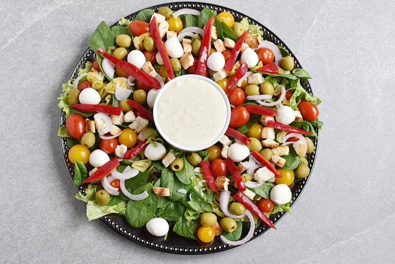 Step 5 - Christmas Salad Wreath
