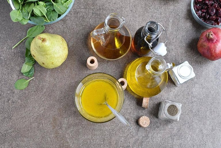 Step 1 - Christmas Wreath Pear Salad