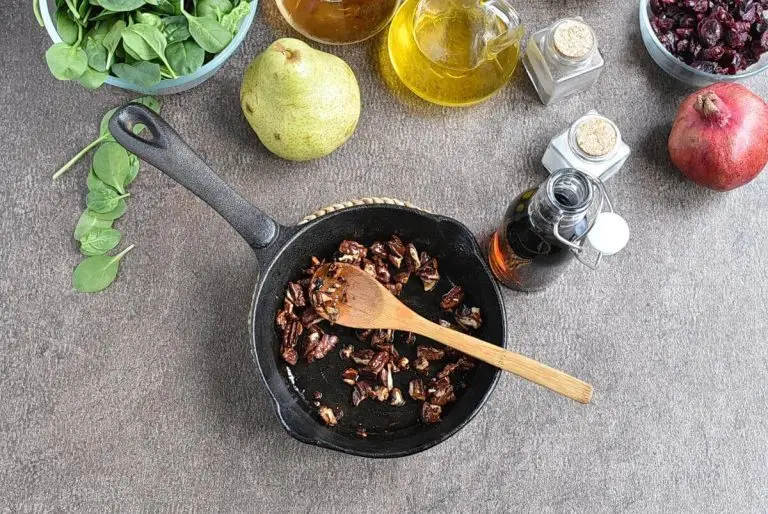 Step 2 - Christmas Wreath Pear Salad