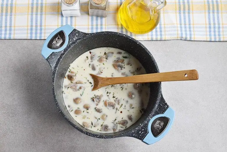 Step 4 - Cream of Mushroom Soup with Fresh Herbs