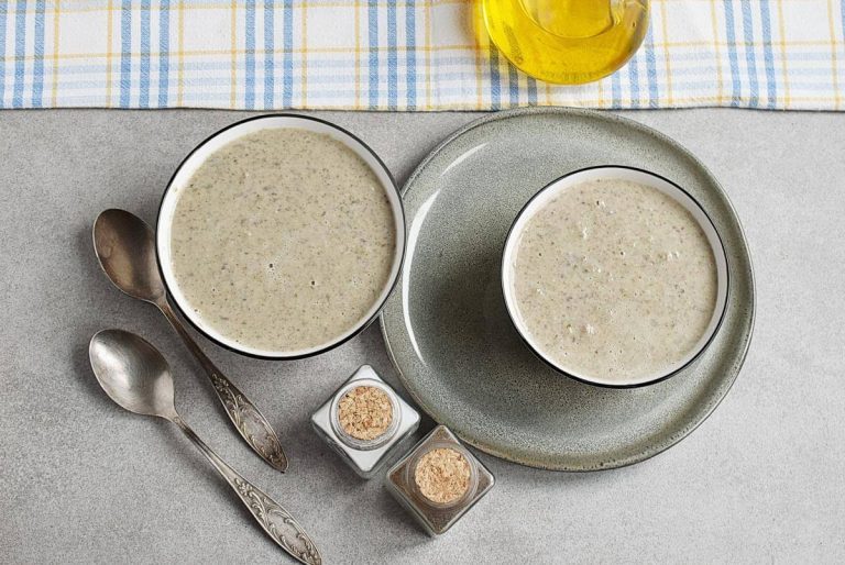 Step 6 - Cream of Mushroom Soup with Fresh Herbs