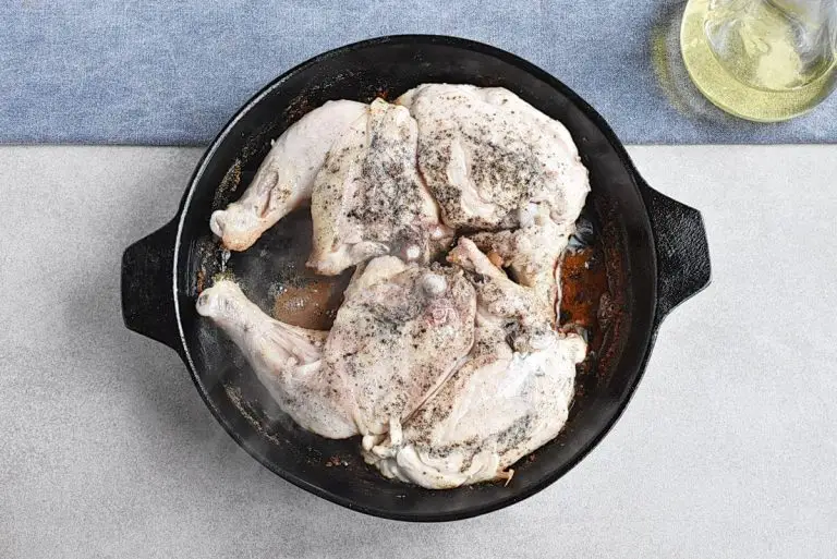 Step 11 - Griddled Chicken with White Wine Jus