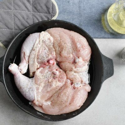 Griddled Chicken with White Wine Jus recipe - step 10