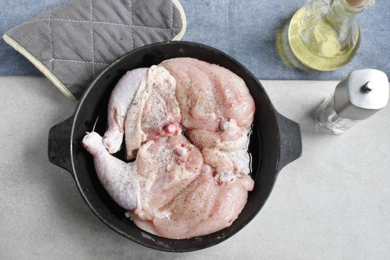 Step 10 - Griddled Chicken with White Wine Jus