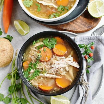 Skinny Chicken and Sweet Potato Noodle Soup Recipe - Cook.me Recipes