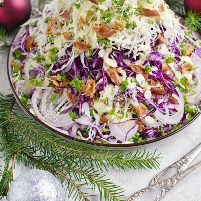 Mile-High Loaded Coleslaw Recipes– Homemade Mile-High Loaded Coleslaw –Easy Mile-High Loaded Coleslaw