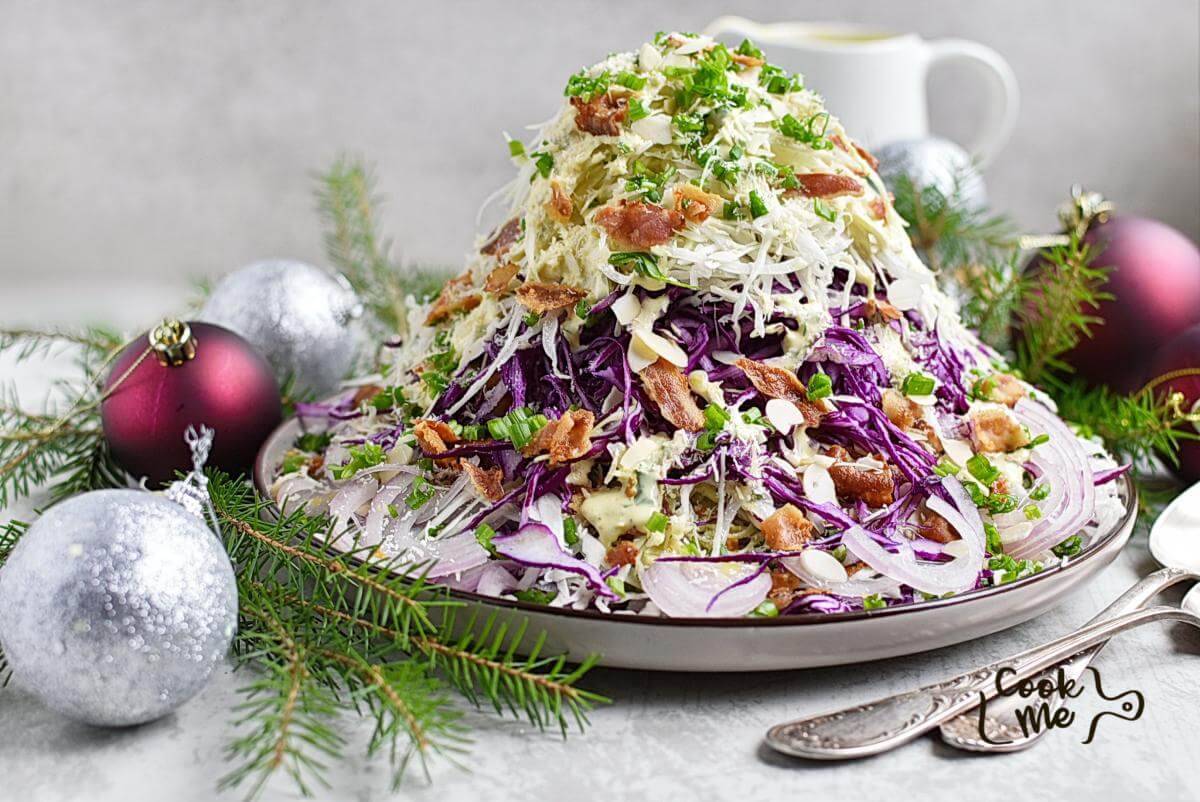 Mile-High Loaded Coleslaw