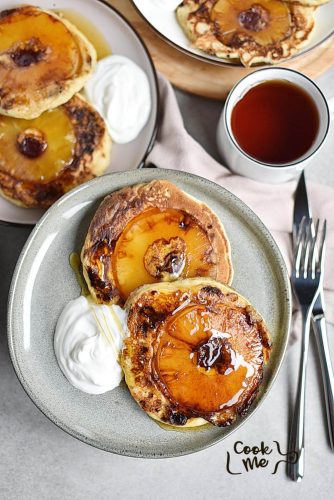 Pineapple Upside-Down Pancakes