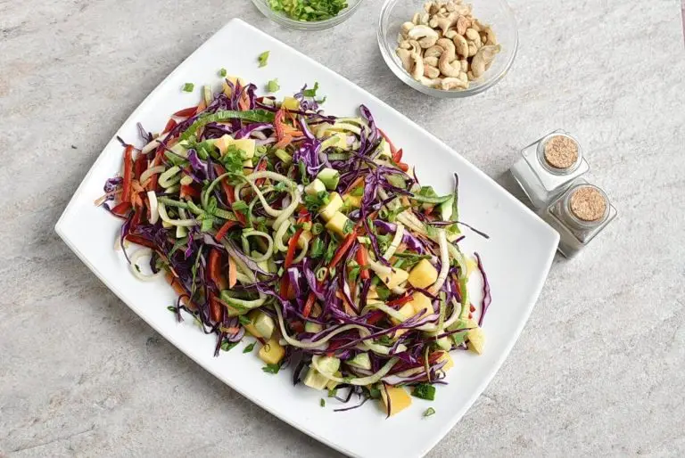 Step 3 - Rainbow Pad Thai Zoodle Salad