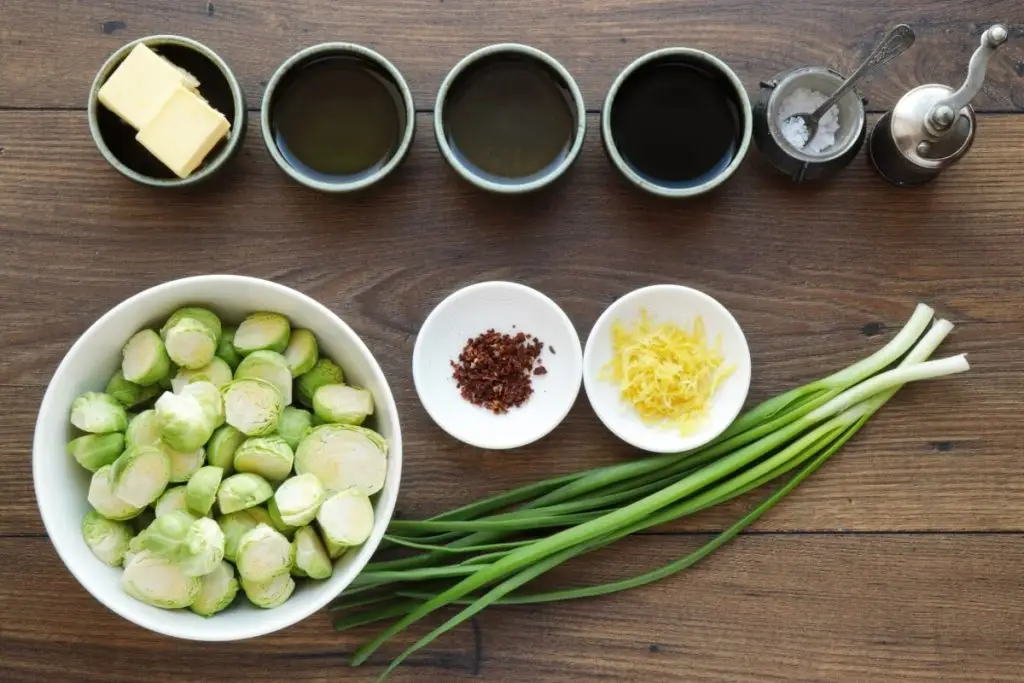 Ingredients for Roasted Brussels Sprouts