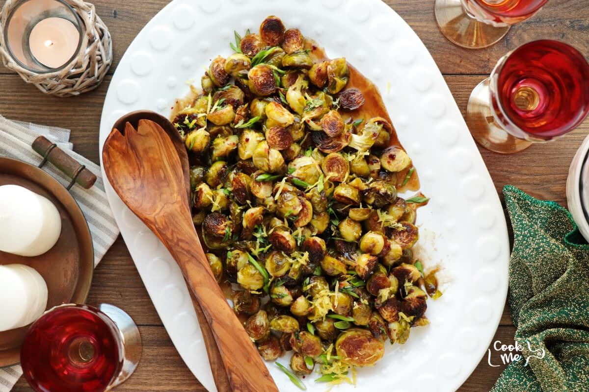 Roasted Brussels Sprouts Recipe-Best Roasted Brussels Sprouts-Roasted Brussels Sprouts with Honey Glaze