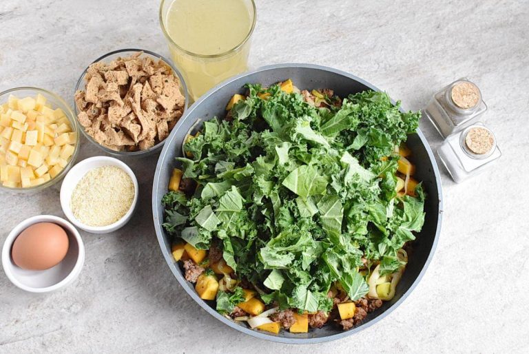 Step 4 - Sausage and Kale Thanksgiving Dressing
