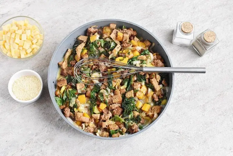 Step 7 - Sausage and Kale Thanksgiving Dressing