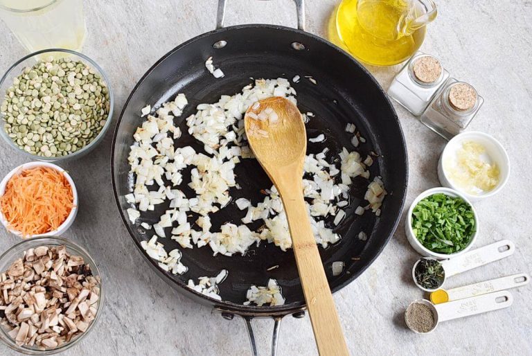 Step 1 - Vegan Split Pea Breakfast Pattie