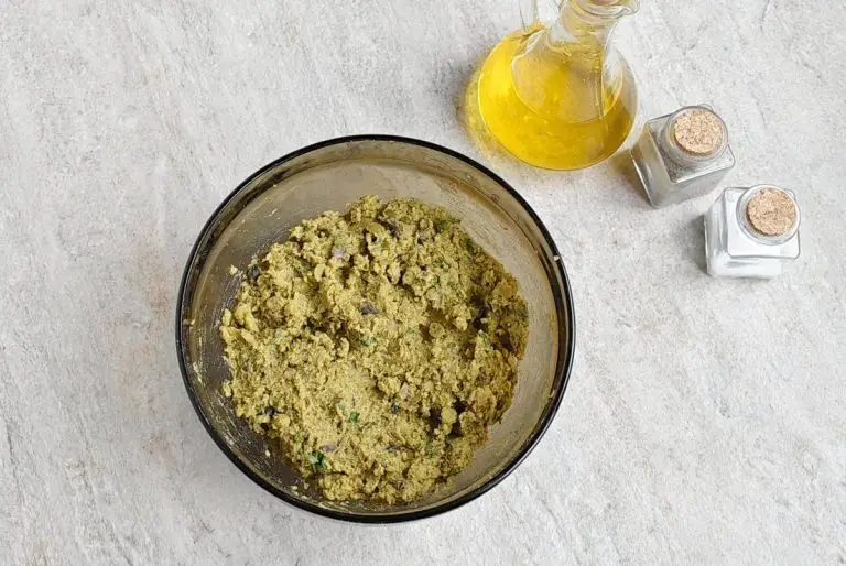Step 7 - Vegan Split Pea Breakfast Pattie