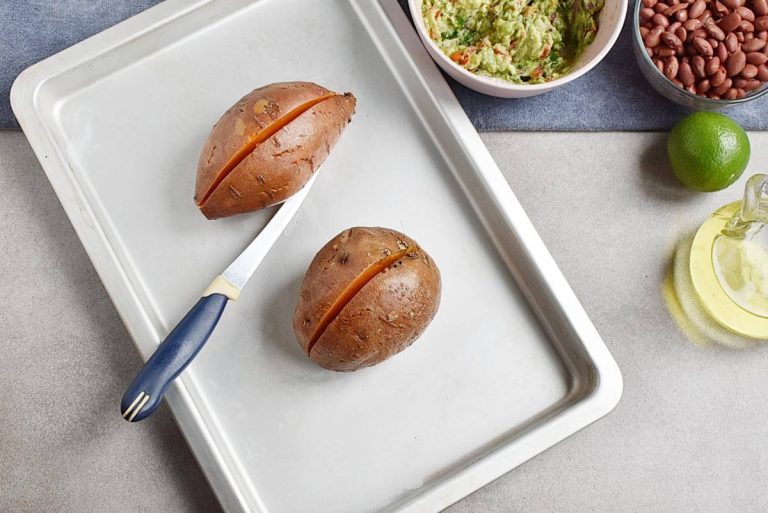Step 2 - Vegan Sweet Potato Jackets with Guacamole