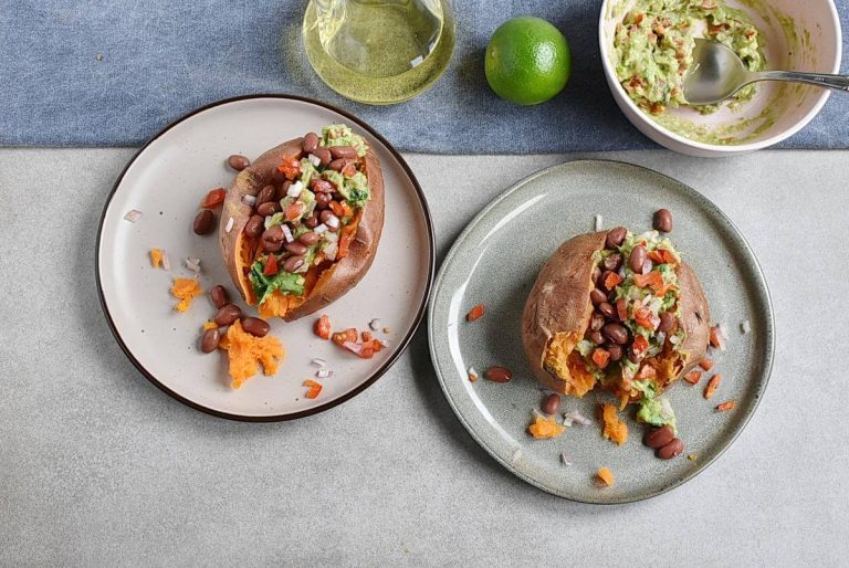 Step 4 - Vegan Sweet Potato Jackets with Guacamole