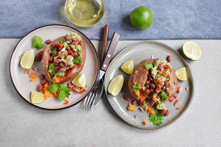 Step 5 - Vegan Sweet Potato Jackets with Guacamole