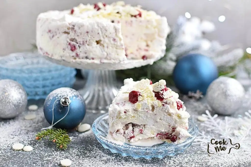 Low-Fat Berry and Meringue Ice Cream Cake