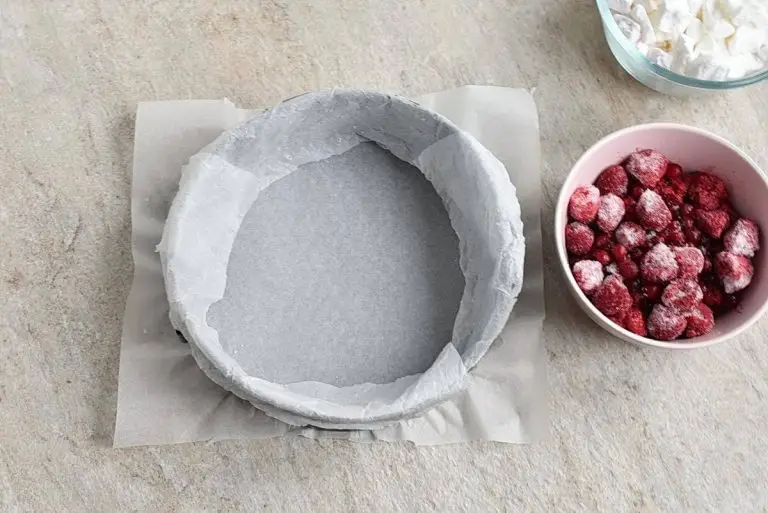 Step 1 - Low-Fat Berry and Meringue Ice Cream Cake