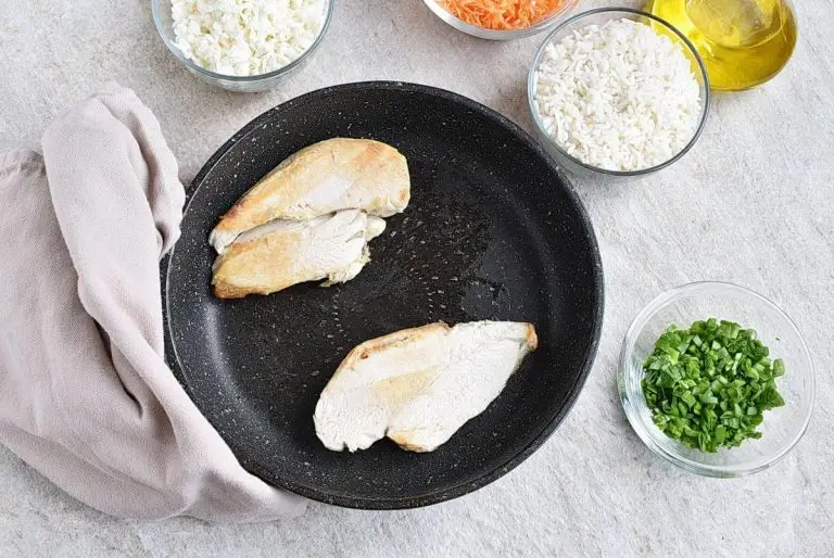Step 2 - Chicken and Rice Patties
