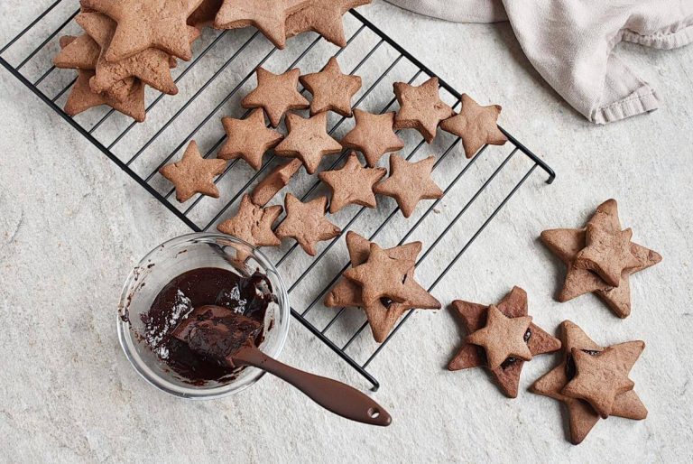 Step 12 - Chocolate Shortbread Stars