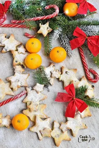Christmas Shortbread Star Wreath