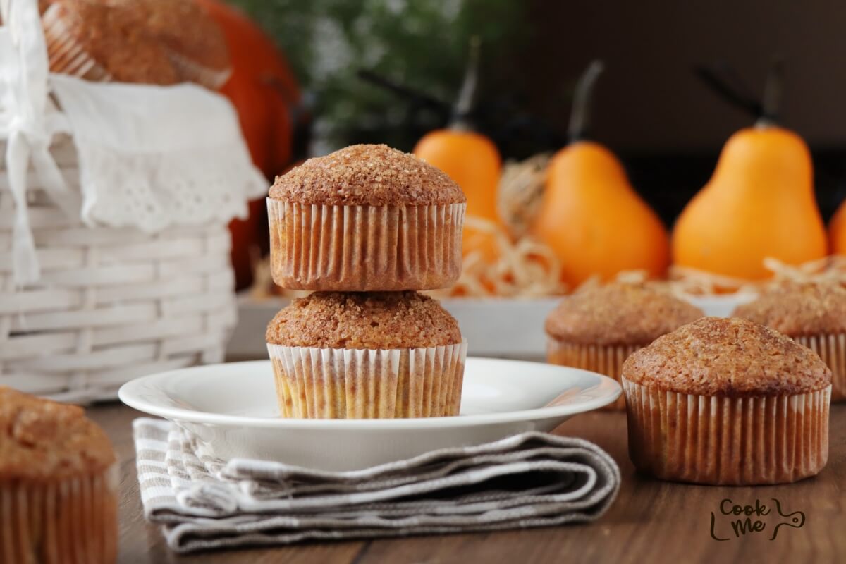 Cinnamon Brown Sugar Pumpkin Muffins